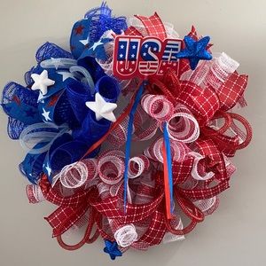 Patriotic wreath